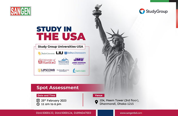 Spot Assessment For Study In The Usa Education Events In Dhaka