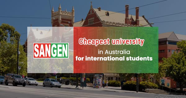 Cheapest university in Australia for international students 