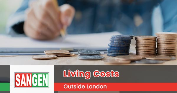 Living costs outside London