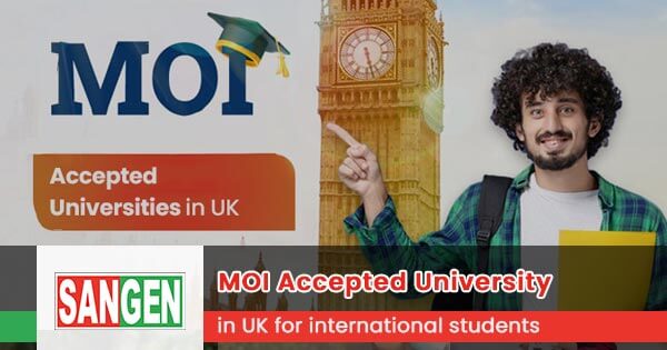 MOI accepted universities in UK for international students