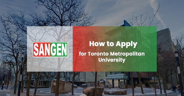 How to apply for Toronto Metropolitan University from Bangladesh